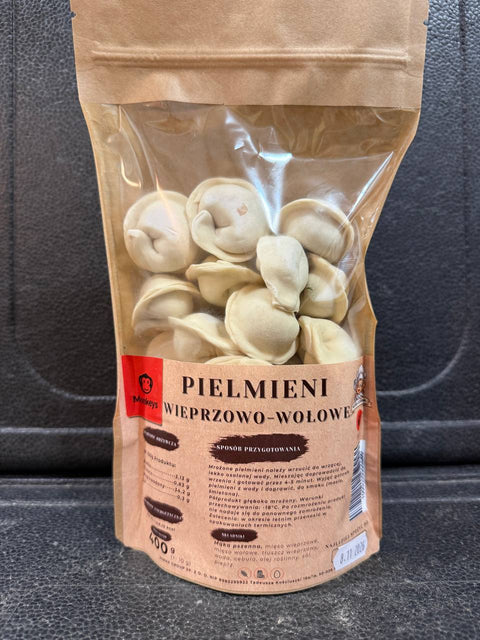 Pielmieni wieprzowo-wołowe