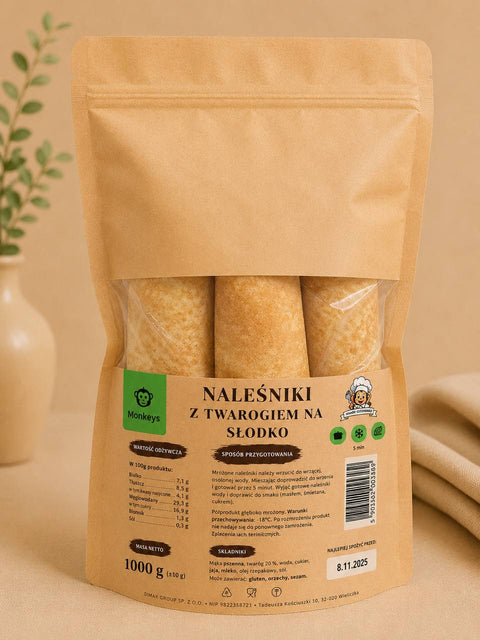 Naleśniki z twarogiem na słodko